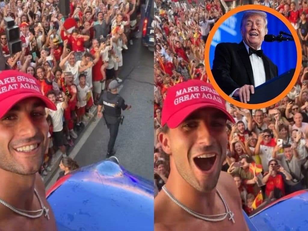 Trump comparte video de Ferran Torres con gorra 'Make Spain Great Again'
