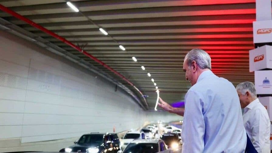 Abinader destaca inauguración del túnel Plaza de la Bandera