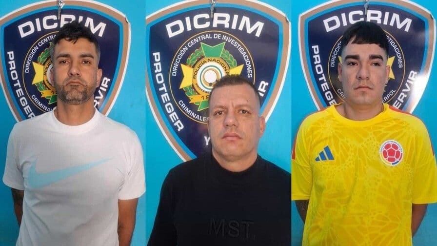 Detenidos colombianos por robo millonario en Santiago