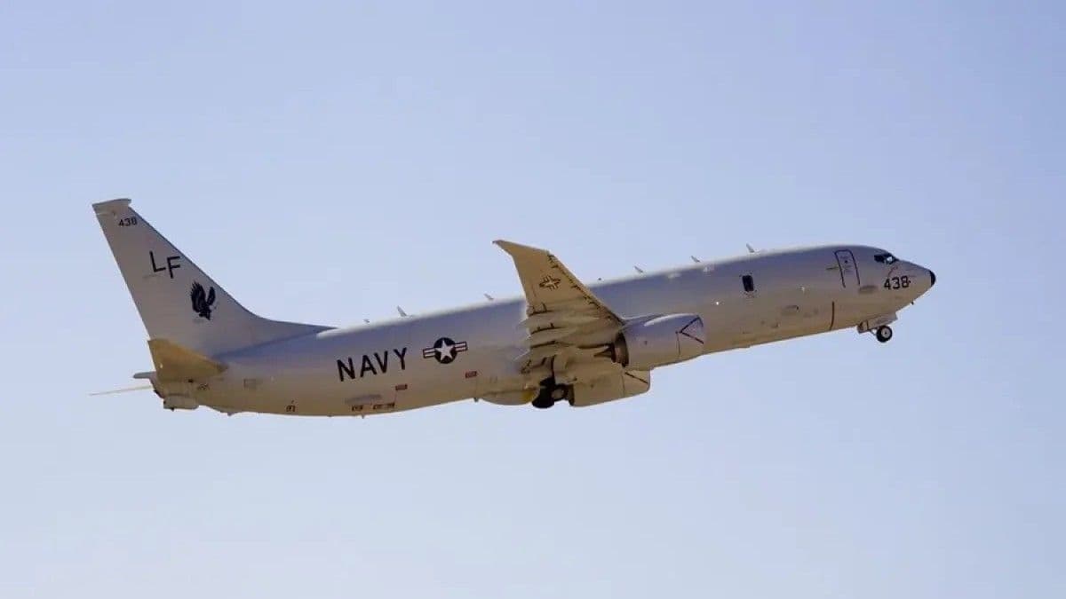 Avión de patrulla de EE.UU. sobrevuela el estrecho de Taiwán