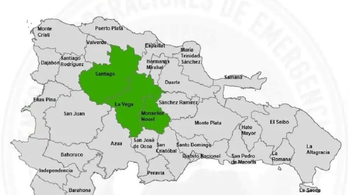 COE mantiene alerta verde en tres provincias por vaguada