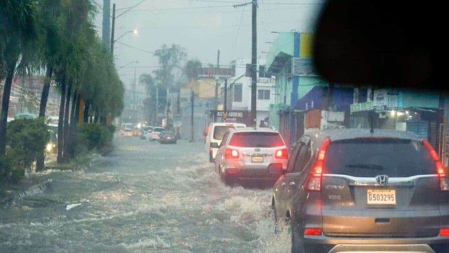 Gran Santo Domingo en alerta por intensas lluvias