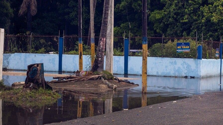 Lluvias en República Dominicana dejan acumulados de hasta 60 milímetros