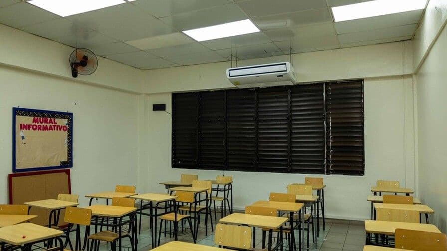 Climatización de aulas en escuelas públicas y privadas