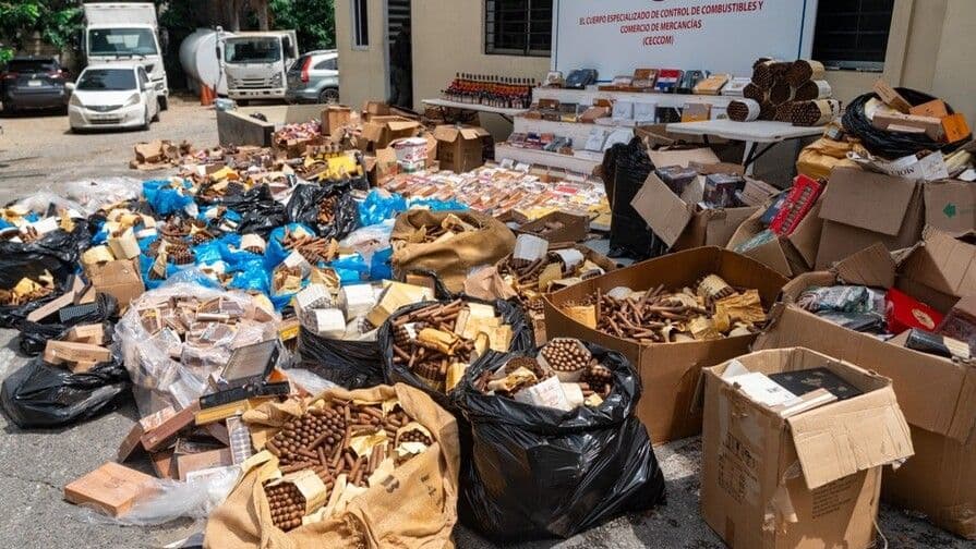 Decomisan puros y bebidas valorados en más de RD$40 millones en La Altagracia