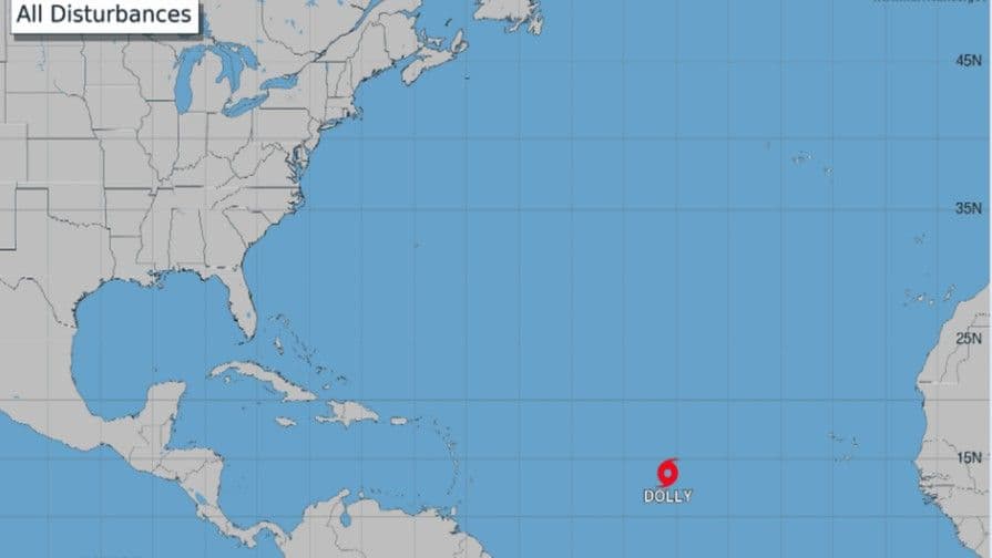 Onda tropical Dolly provocará lluvias en República Dominicana