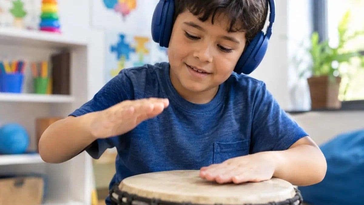 La música como herramienta terapéutica para niños neurodivergentes