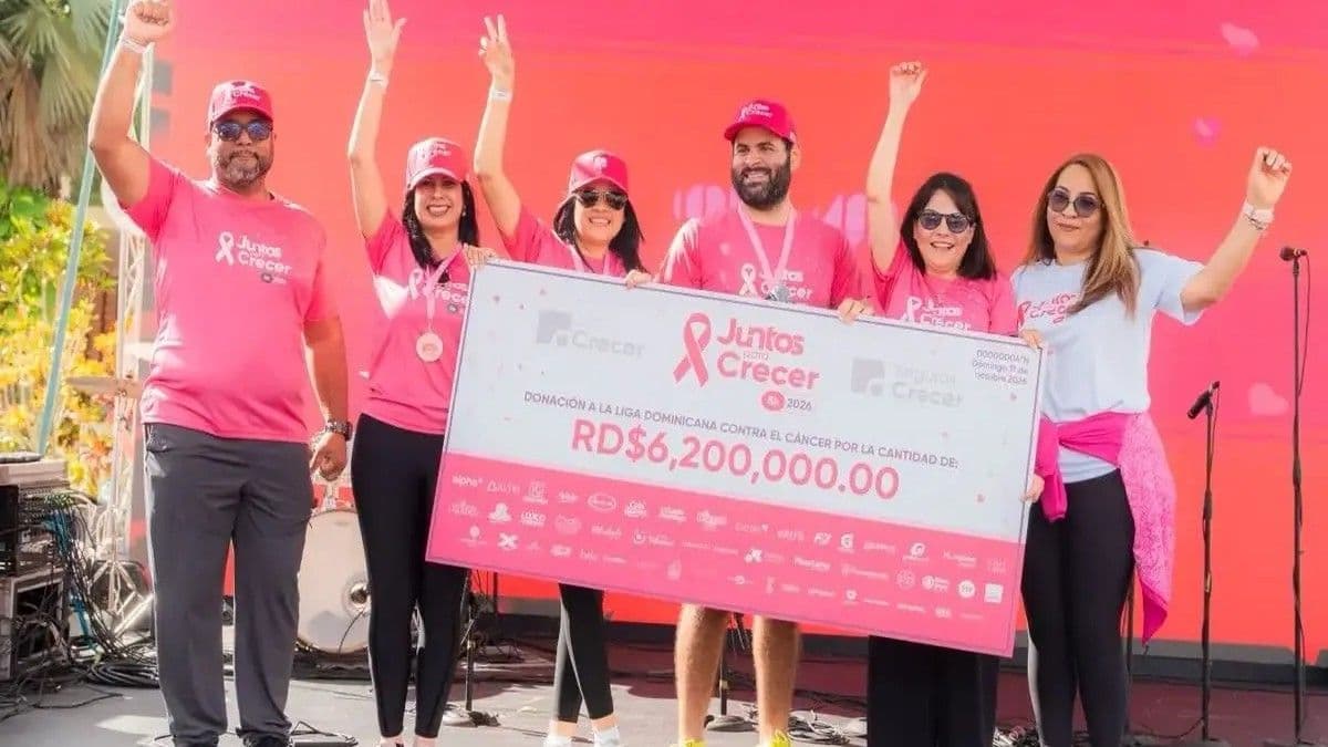 AFP Crecer y Seguros Crecer recaudan RD$6.2 millones para la Liga Dominicana Contra el Cáncer