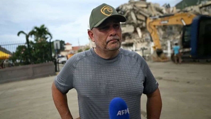 Eliézer Alfonzo busca a su familia tras sismos en Venezuela