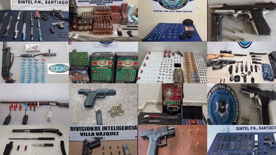 287 detenidos en operativos policiales en una semana