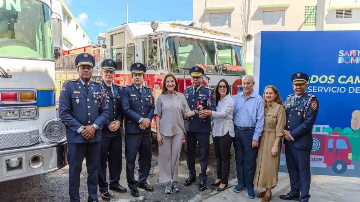 Bomberos del Distrito Nacional fortalecen su capacidad de respuesta con nuevas unidades