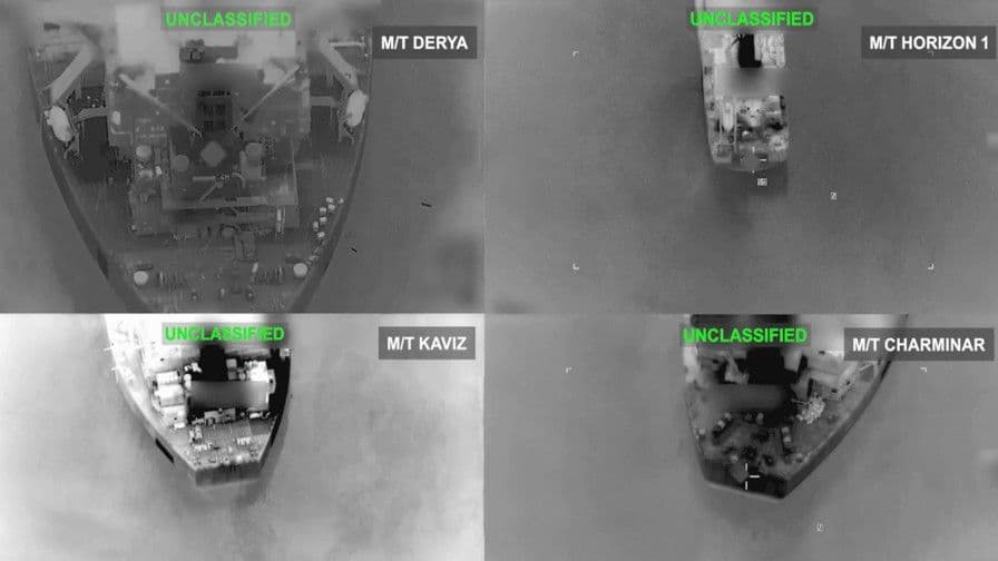 Estados Unidos destruye petroleros iraníes tras ataques con misiles