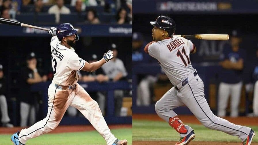 José Ramírez y Junior Caminero buscan desempate en la Serie de Campeonato