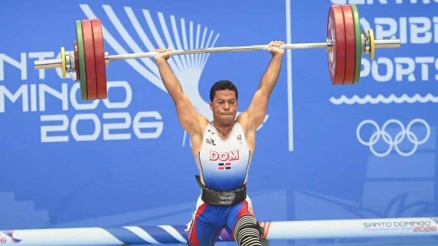 Luis García conquista plata y bronce en halterofilia de Juegos Centroamericanos