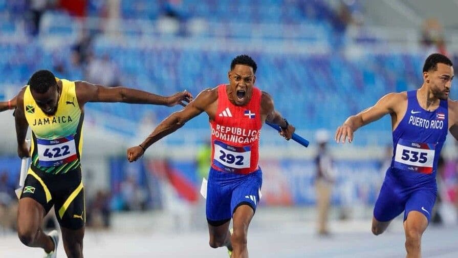 República Dominicana conquista oro en relevo 4x100 en Juegos Centroamericanos