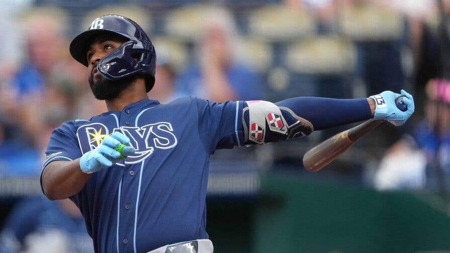Junior Caminero lidera jonrones en la Liga Americana con 39