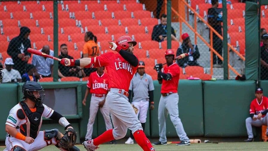 Leones del Escogido logran tercera victoria consecutiva en la Lidom
