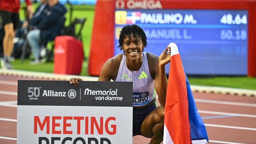 Marileidy Paulino conquista la Liga Diamante en Bruselas