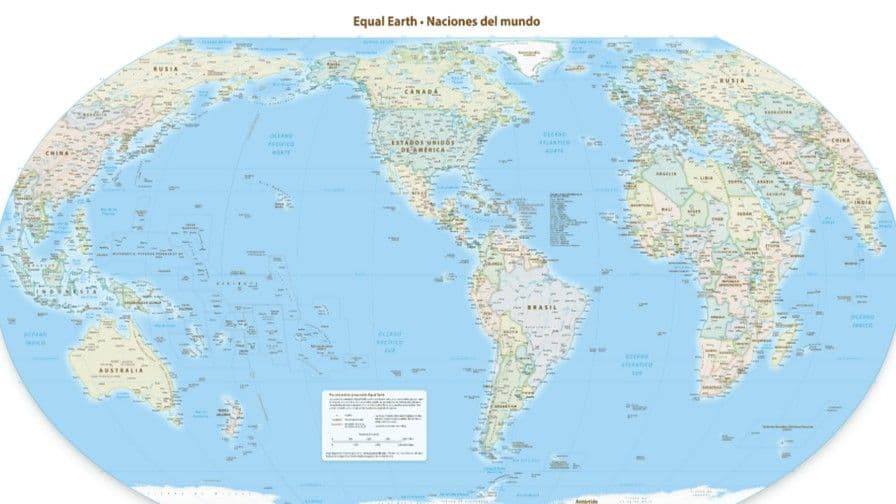 La ONU promueve mapas más precisos con la proyección Equal Earth