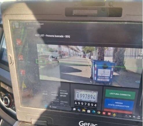 Policía Nacional implementa reconocimiento de placas para capturar prófugos
