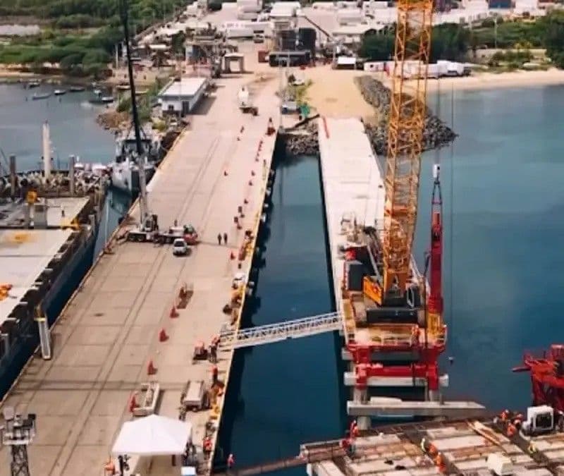 Puerto de Manzanillo avanza con un 52.9% de ejecución y se proyecta entrega para 2027