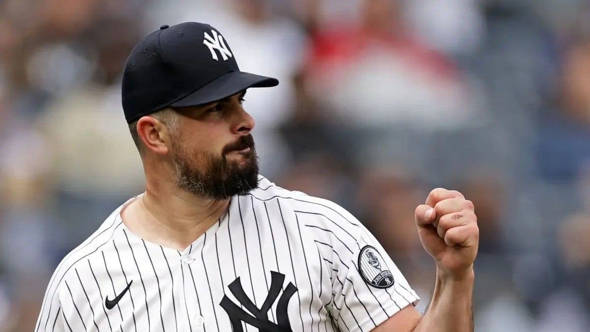 Carlos Rodón lidera victoria de Yankees sobre Rays con ocho entradas en blanco