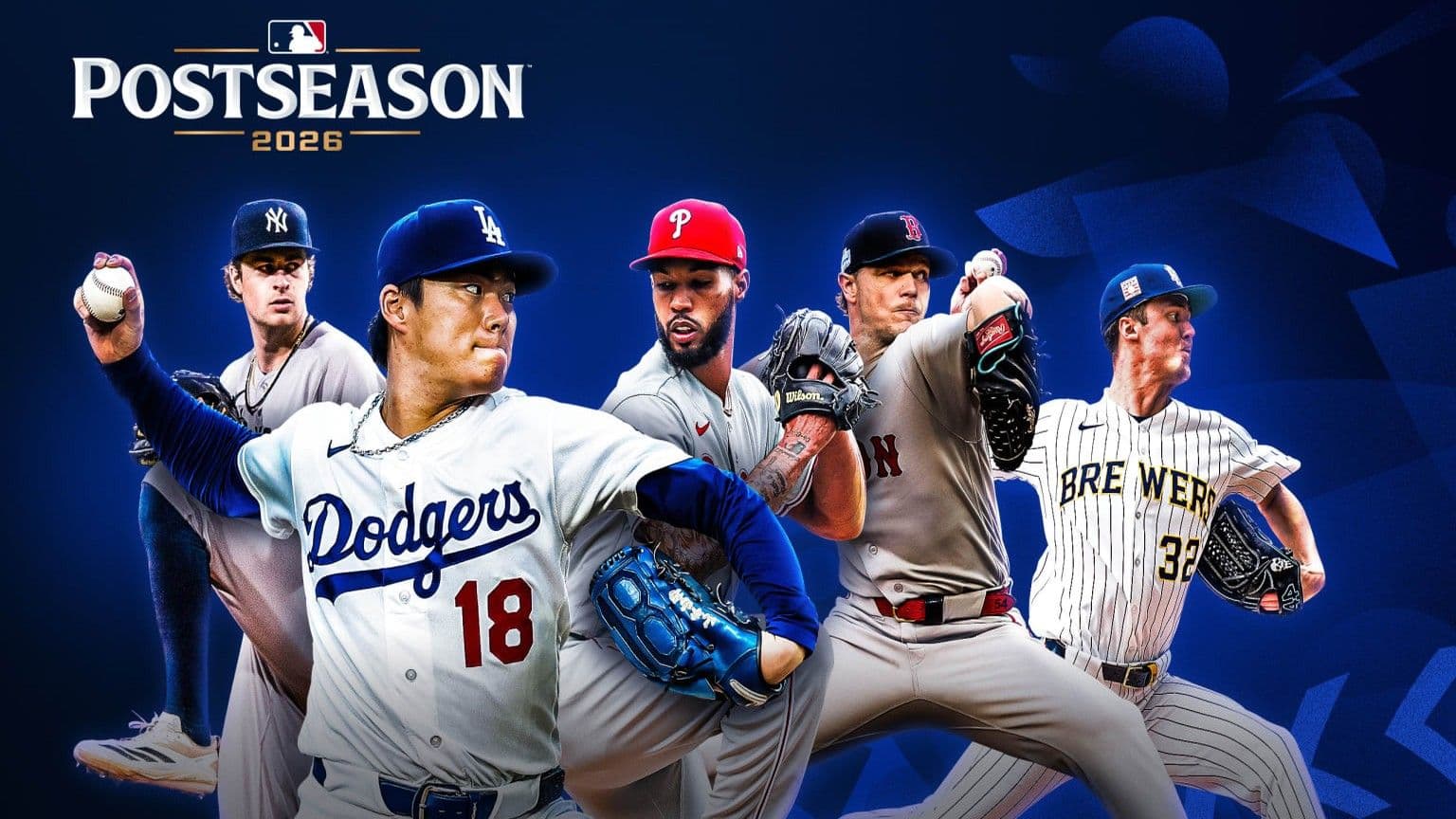 Análisis de las mejores rotaciones abridoras para la postemporada de béisbol