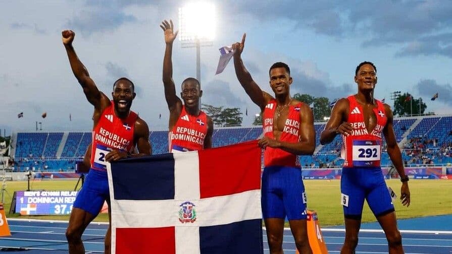 Atletismo lidera el medallero de oro para República Dominicana en Santo Domingo 2026