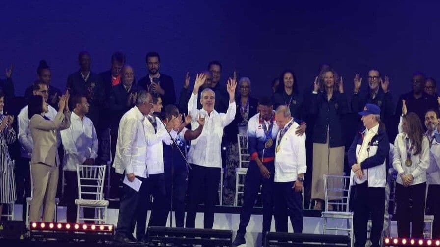 Clausura de los XXV Juegos Centroamericanos y del Caribe en Santo Domingo
