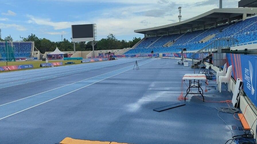 Impacto de la lluvia en el atletismo de Santo Domingo 2026