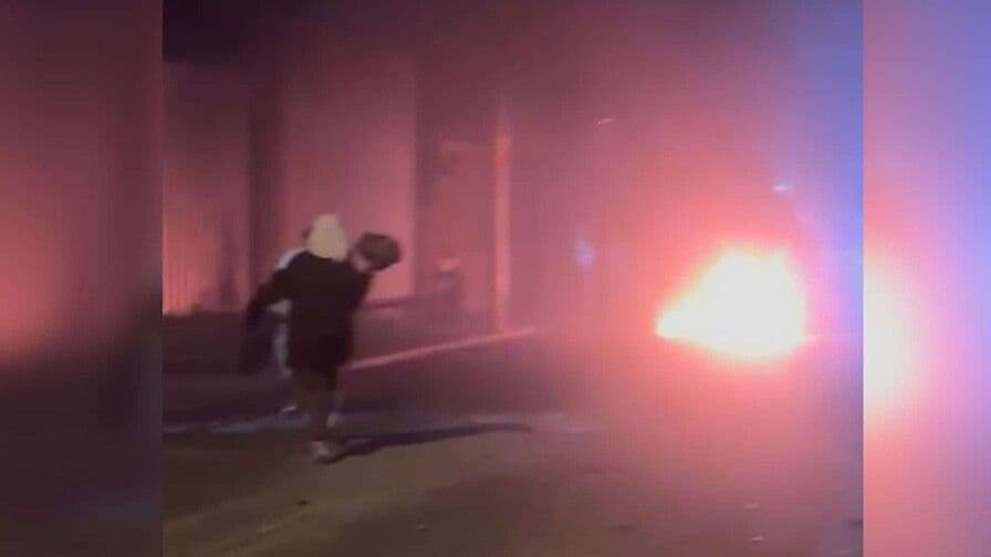 Protestas en Santo Domingo Oeste por muerte de joven a manos de la Policía