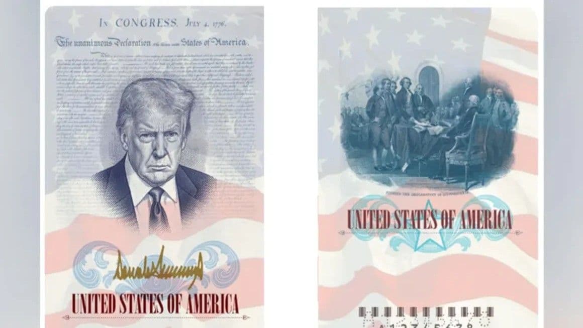 Donald Trump presenta pasaporte conmemorativo por el 250 aniversario de EE.UU.