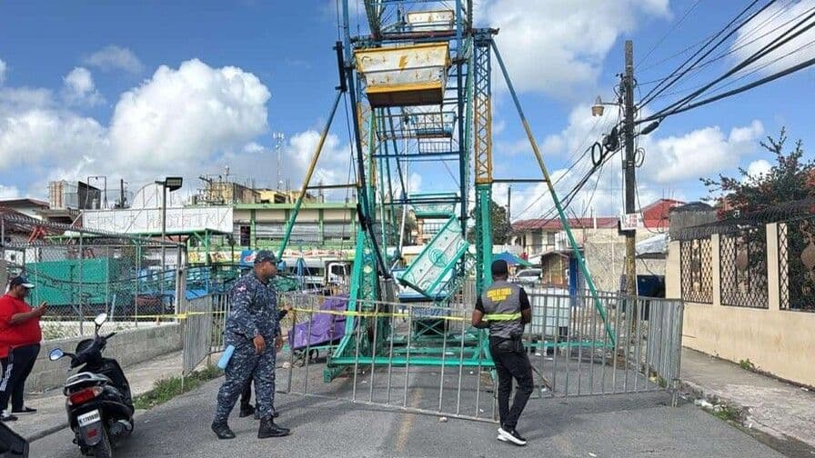 Tres detenidos tras accidente en juego mecánico en Hato Mayor