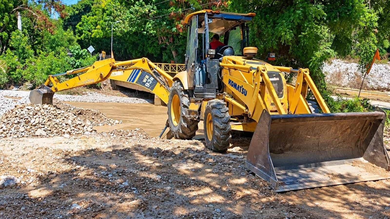 Crecida del río Barrera afecta municipio de Los Ríos en Bahoruco