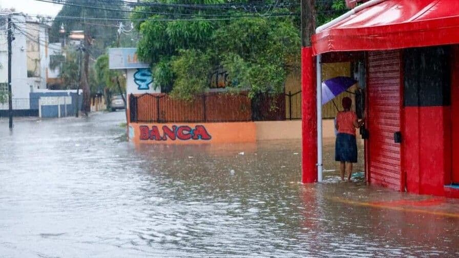 Lluvias en República Dominicana afectan a cientos de personas y viviendas